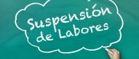 Suspensión de labores
